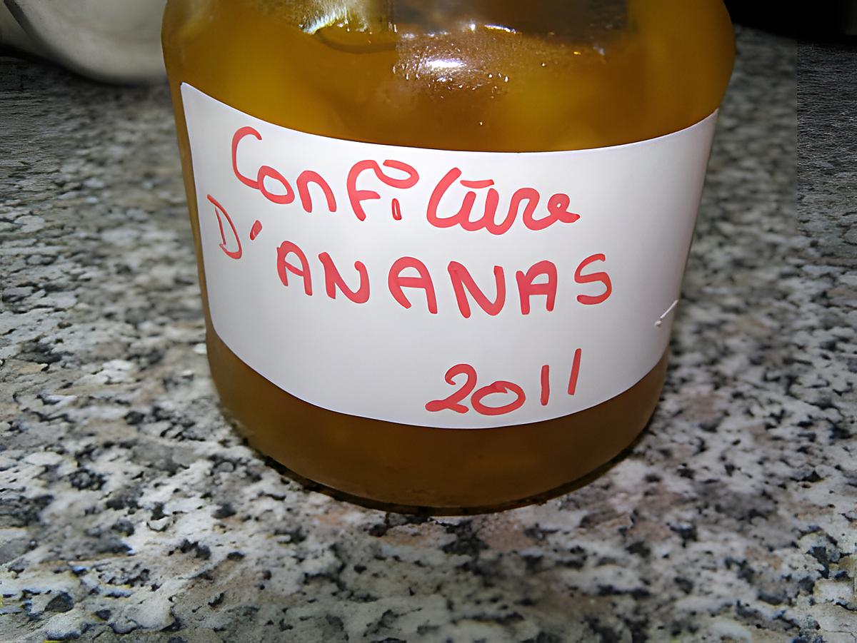 recette confiture d'ananas