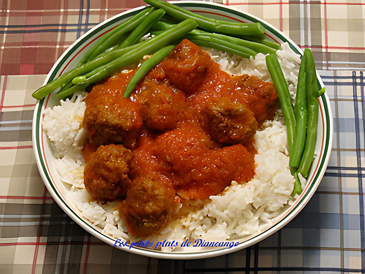 recette Boulettes , sauce aigre-douce