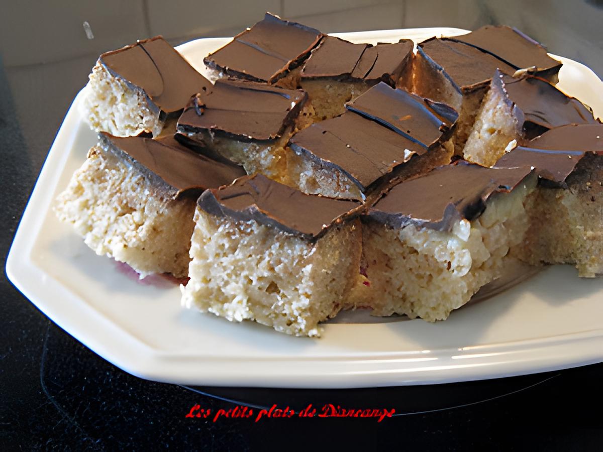 recette Carrés croustillants au chocolat