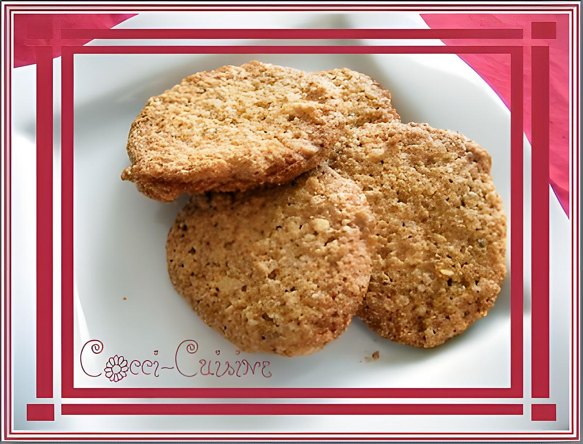 recette Petits craquants aux noisettes