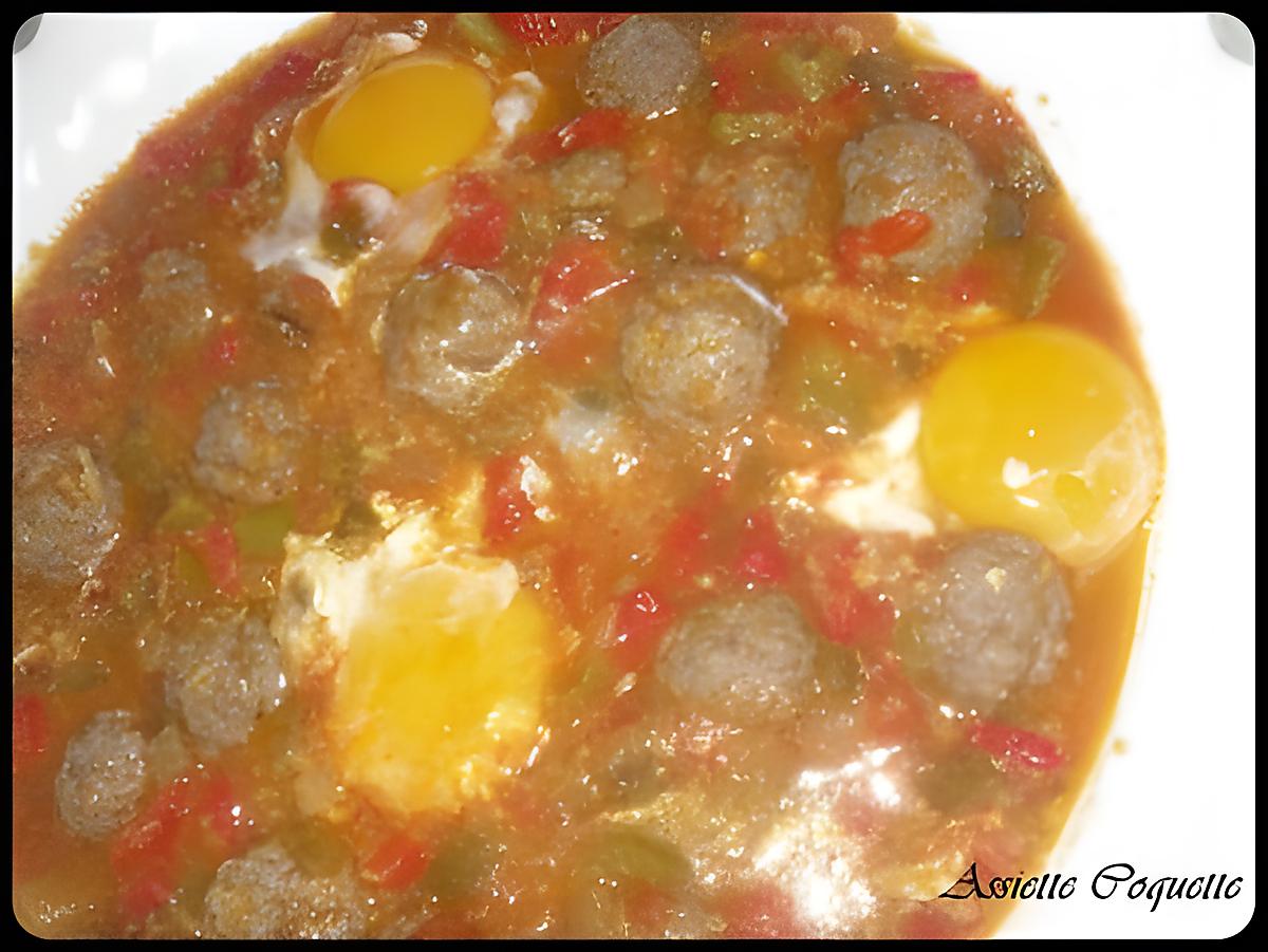 recette Tajine Kefta Oeufs Poivrons