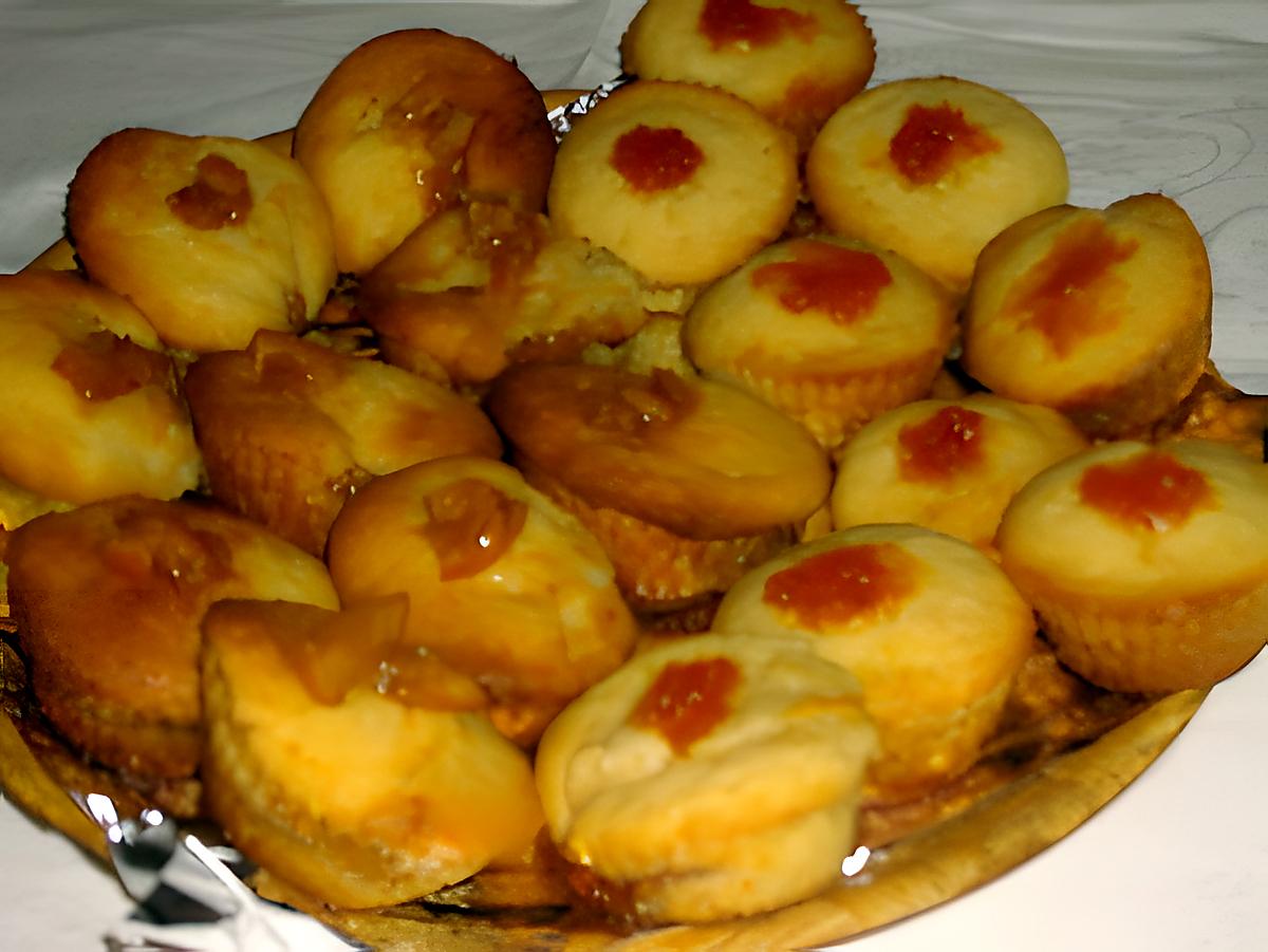recette Muffins à la confiture de potiron et d 'oranges.