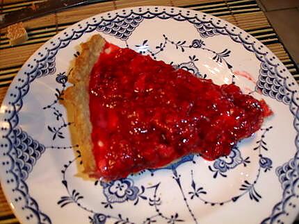 recette tarte aux framboises