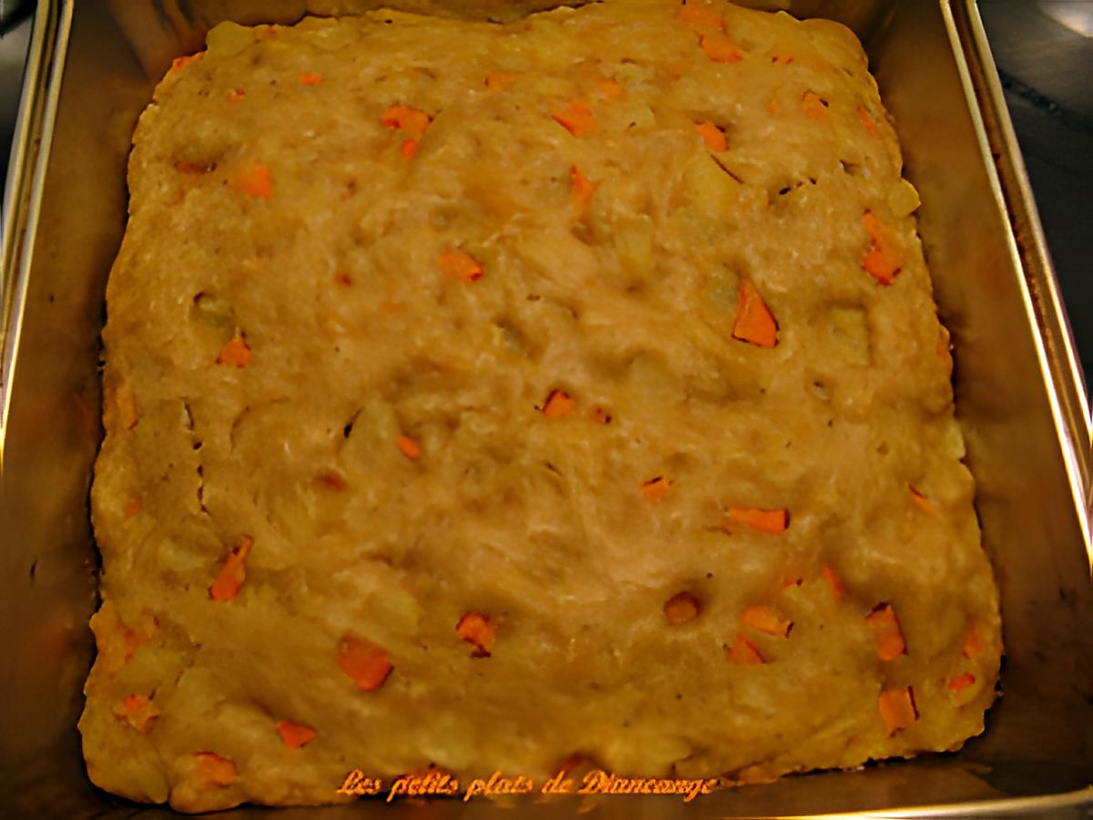 recette Gâteau carottes et ananas