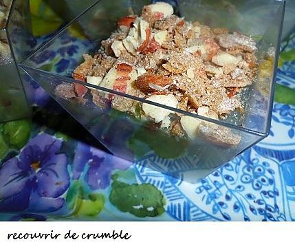 recette Aspics de fenouil, crumble aux noisettes