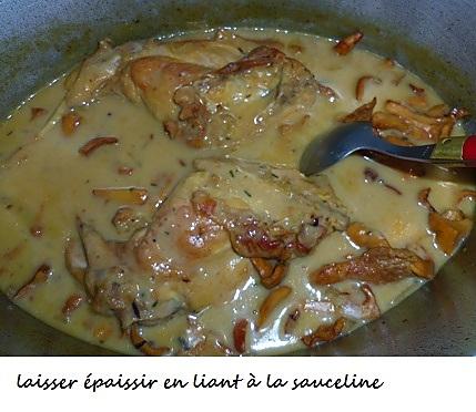 recette Cuisses de lapin aux girolles