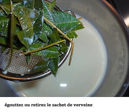 recette Crèmes à la verveine