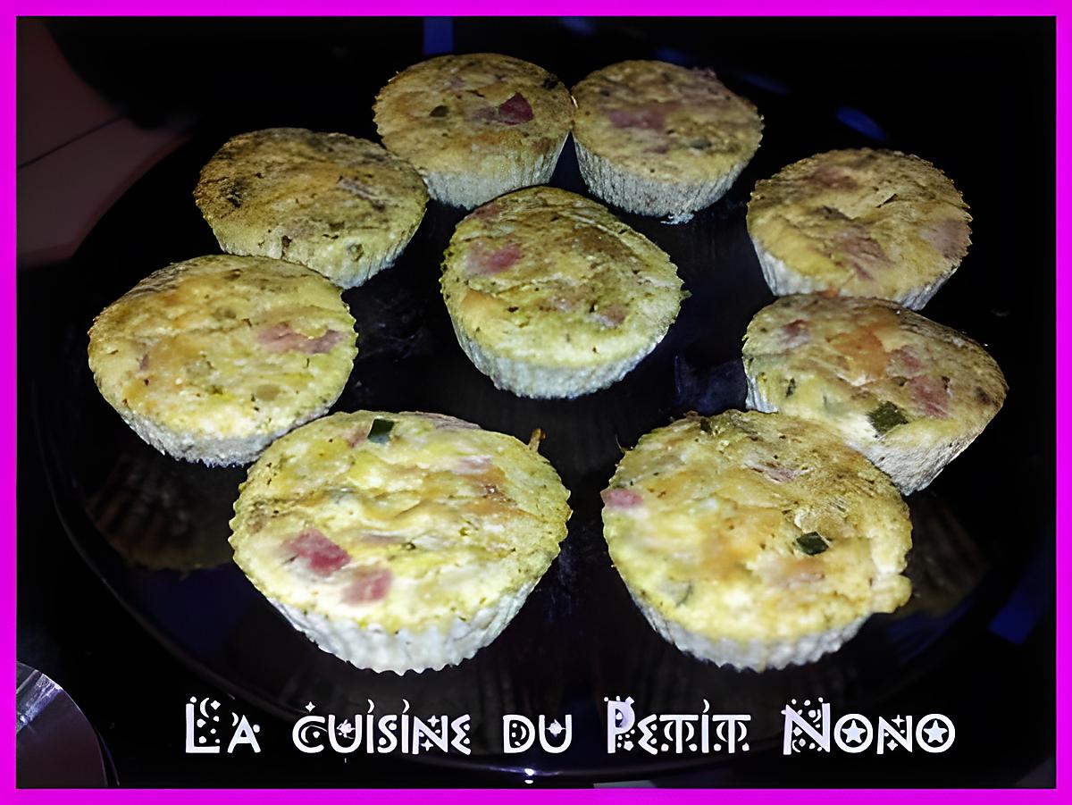 recette Petit Flan De Courgette et Jambon