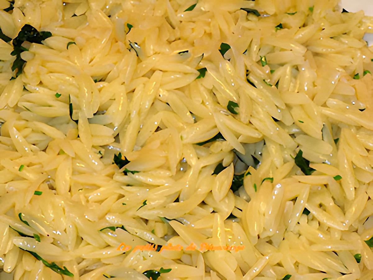 recette Orzo aux 2 persils