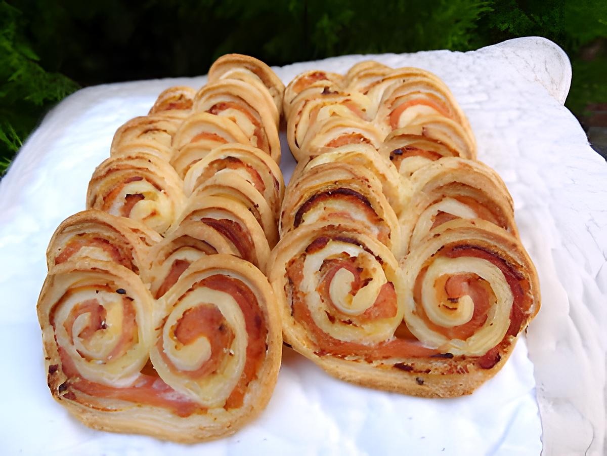 recette Palmiers saumon-boursin