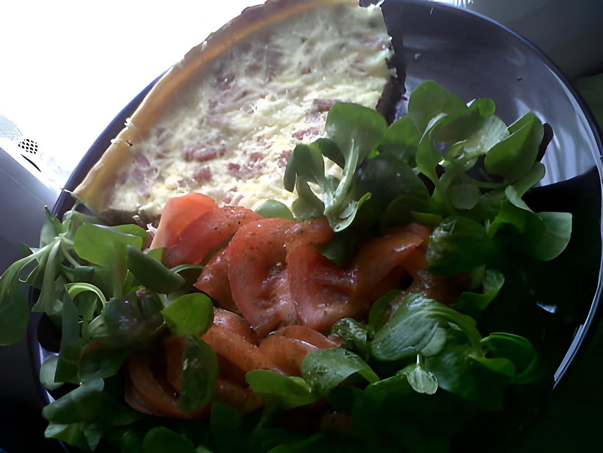 recette Quiche lorraine aux dés de dinde