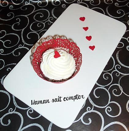 recette Les cupcakes Saint Valentin de maman !