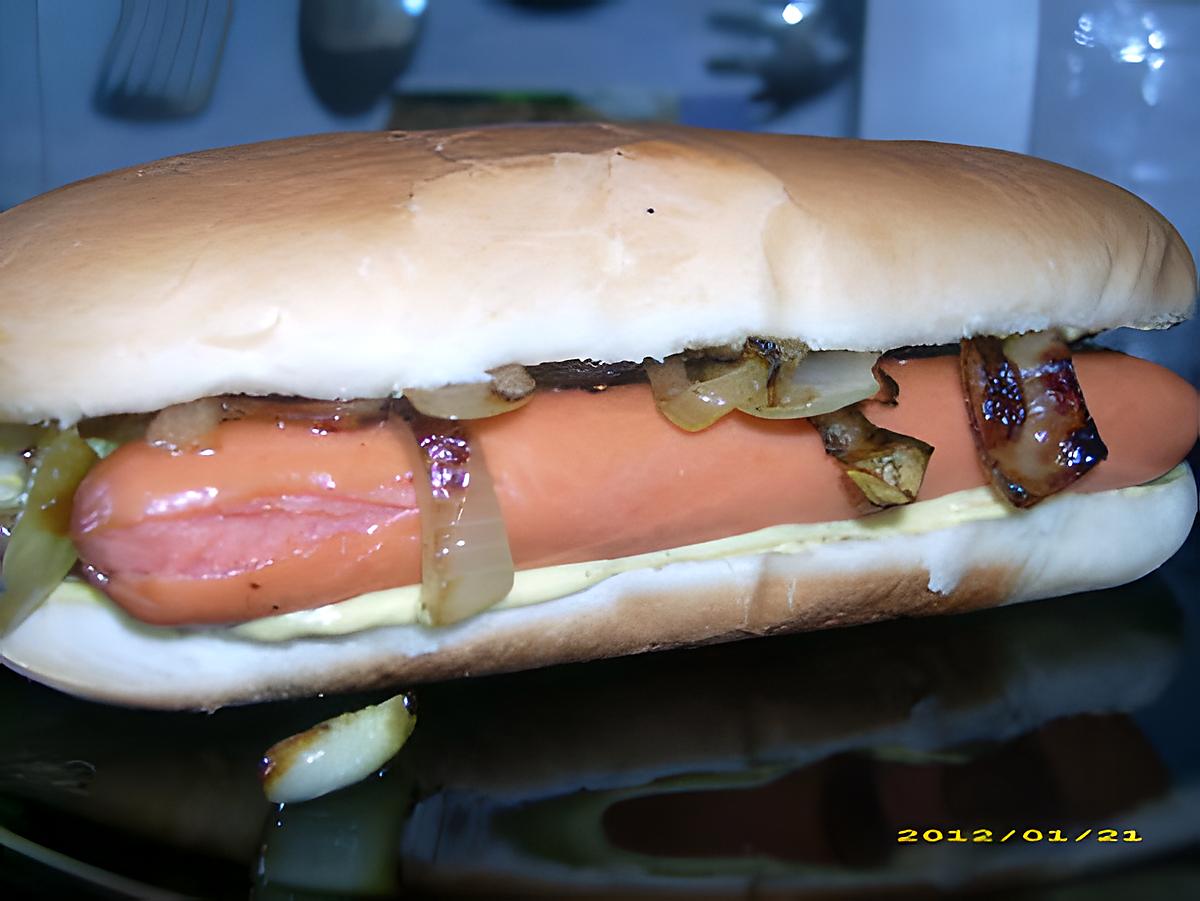 recette hot dog du samedi