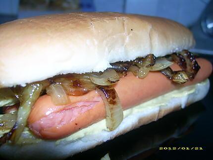 recette hot dog du samedi