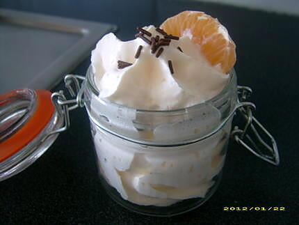 recette chantilly saveur clémentine