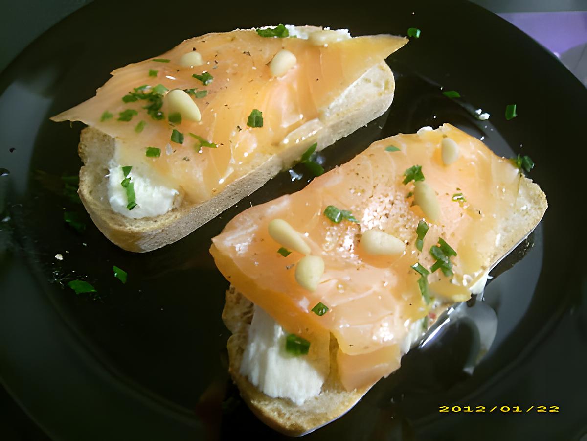 recette tartines mielleuses