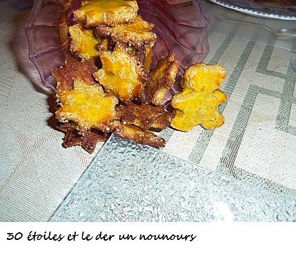 recette Etoiles de Noël à la cannelle et au gingembre