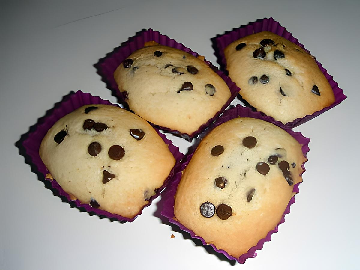 recette financiers aux pépites de chocolat