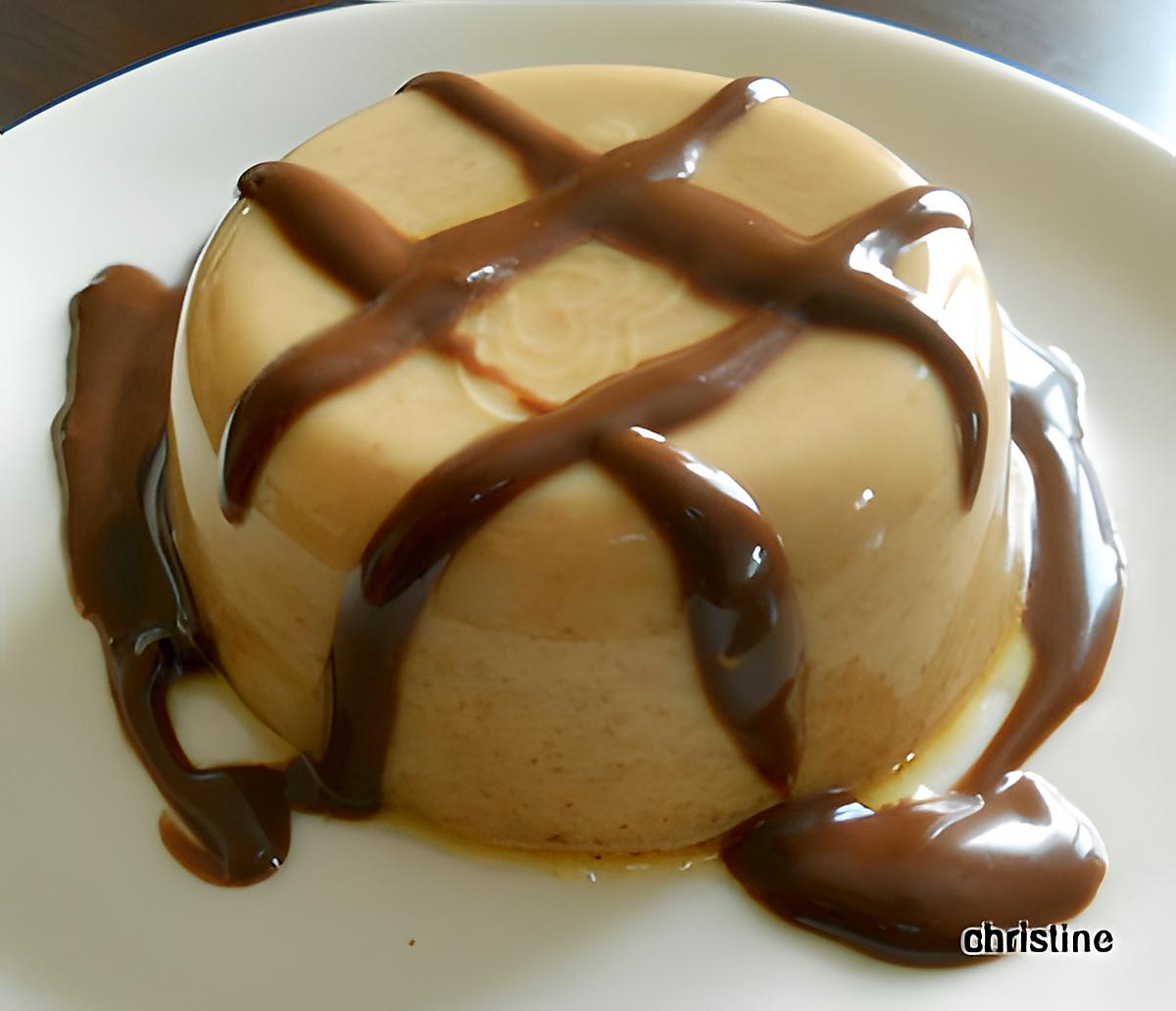 recette Flan caramel-beurre de cacahuètes