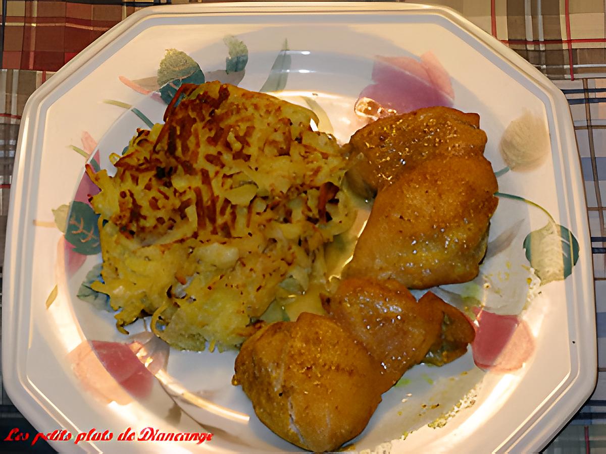 recette Poulet sucré au carry