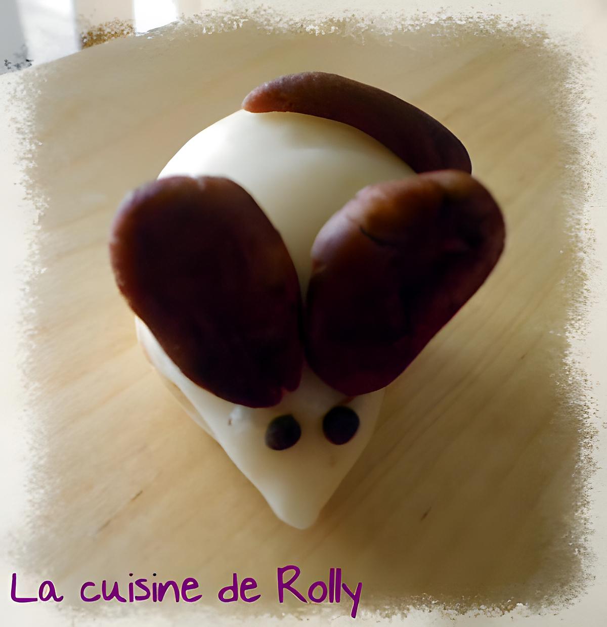 recette Souris en pâte d'amandes