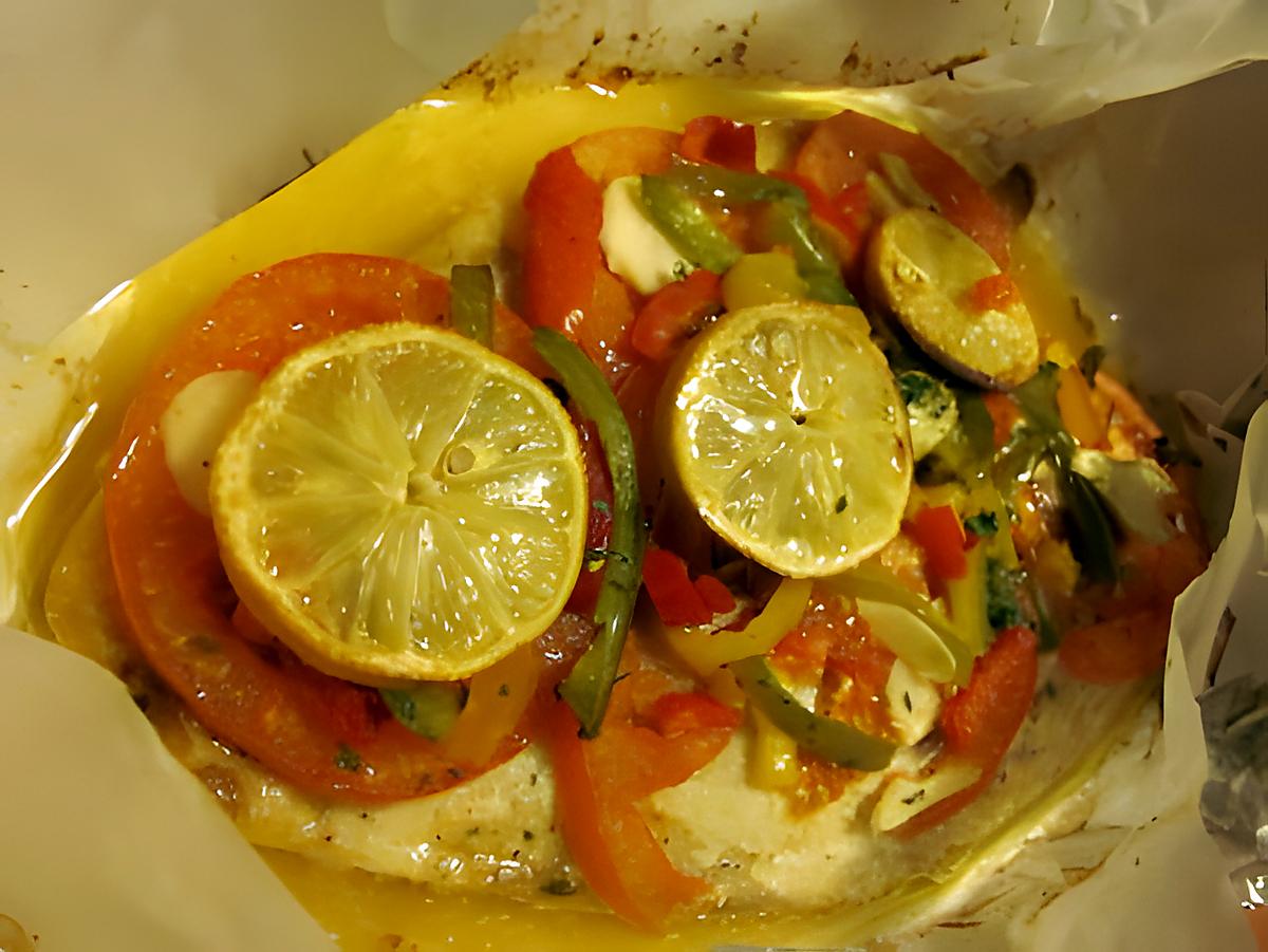 recette PAPILLOTE DE POISSON