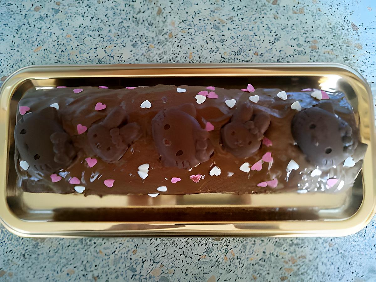 recette buche "hello kitty"