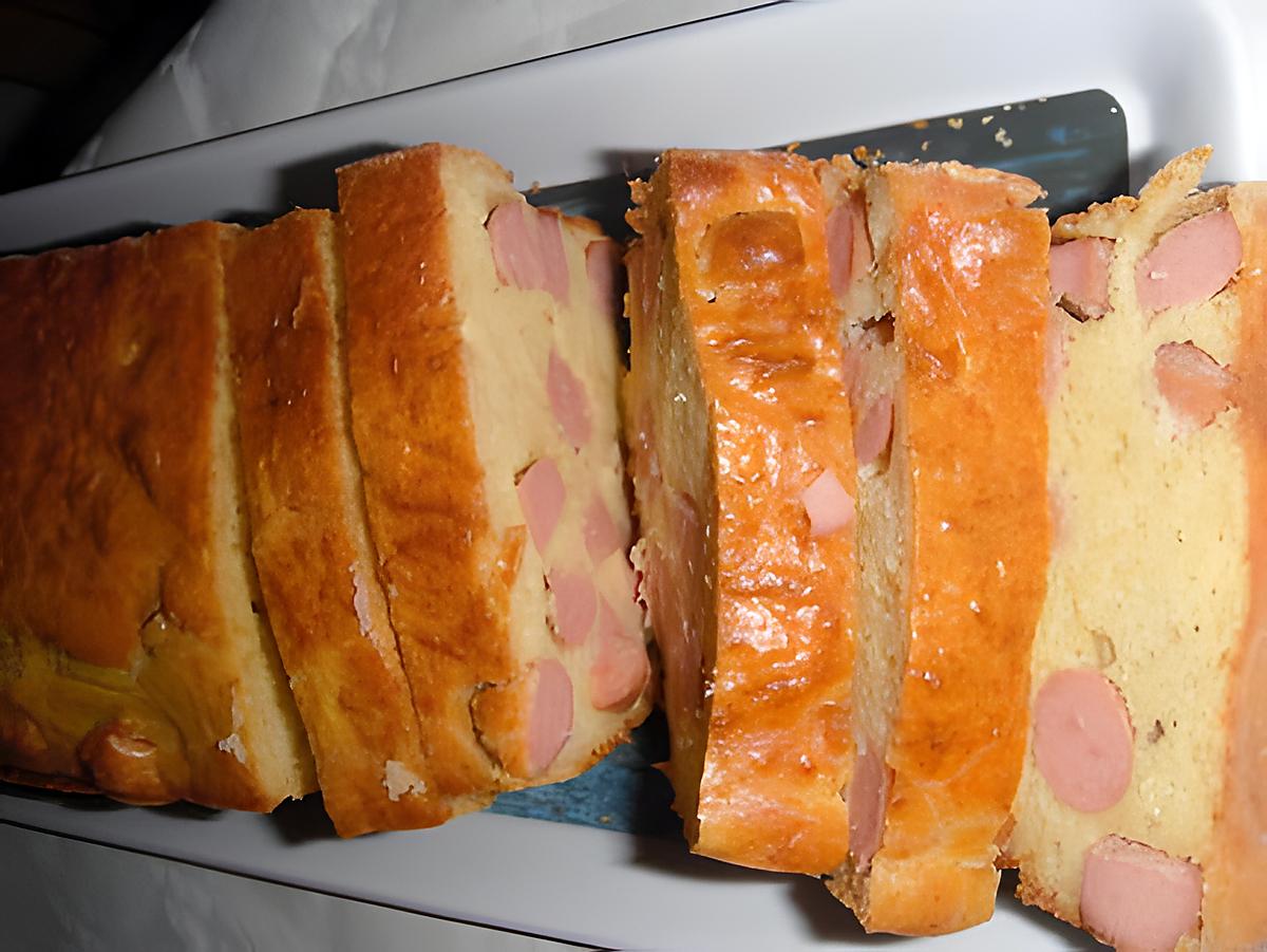 recette le cake hot dog de sophie dudemaine