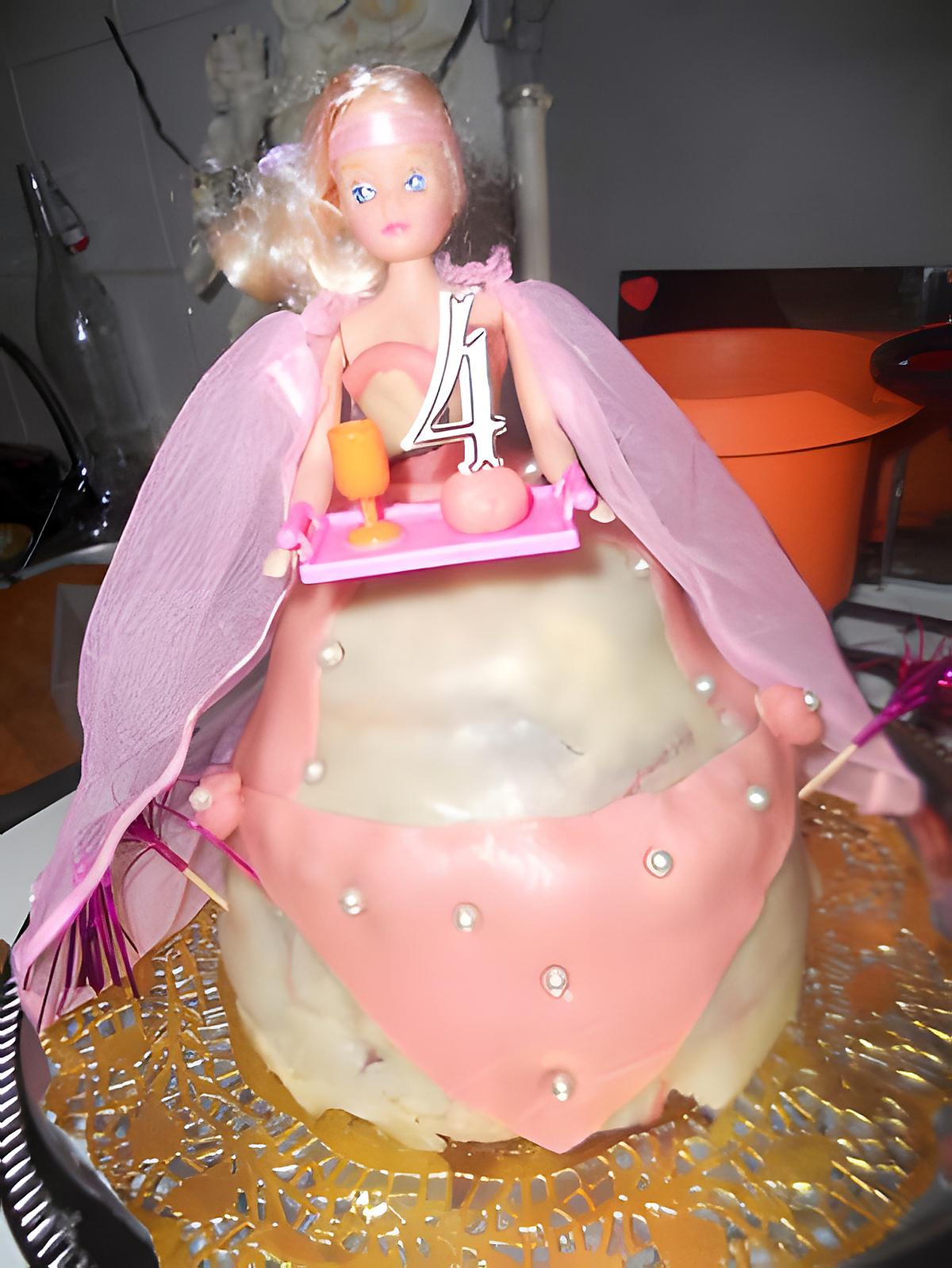 recette Gateau princesse pour les 4 ans de ma fille