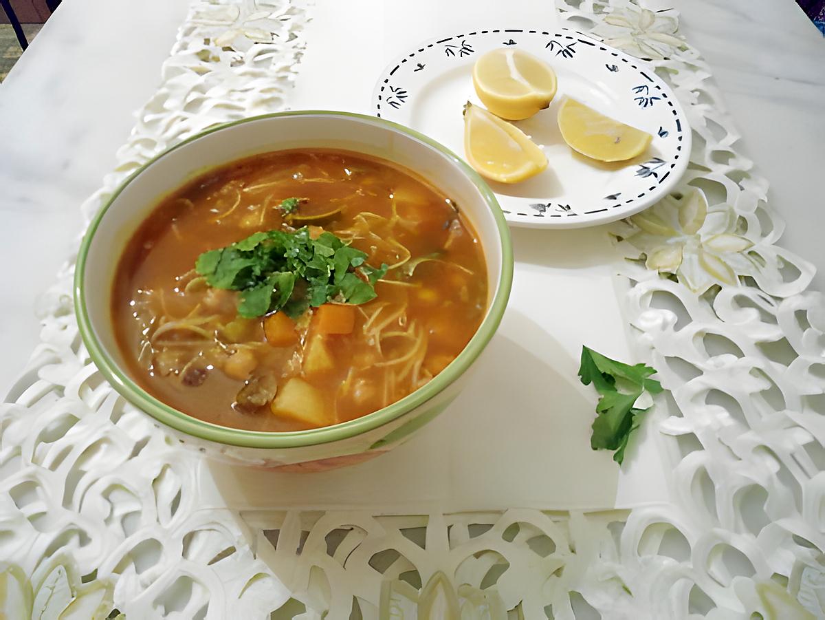 recette CHORBA AUX LÉGUMES(SOUPE)