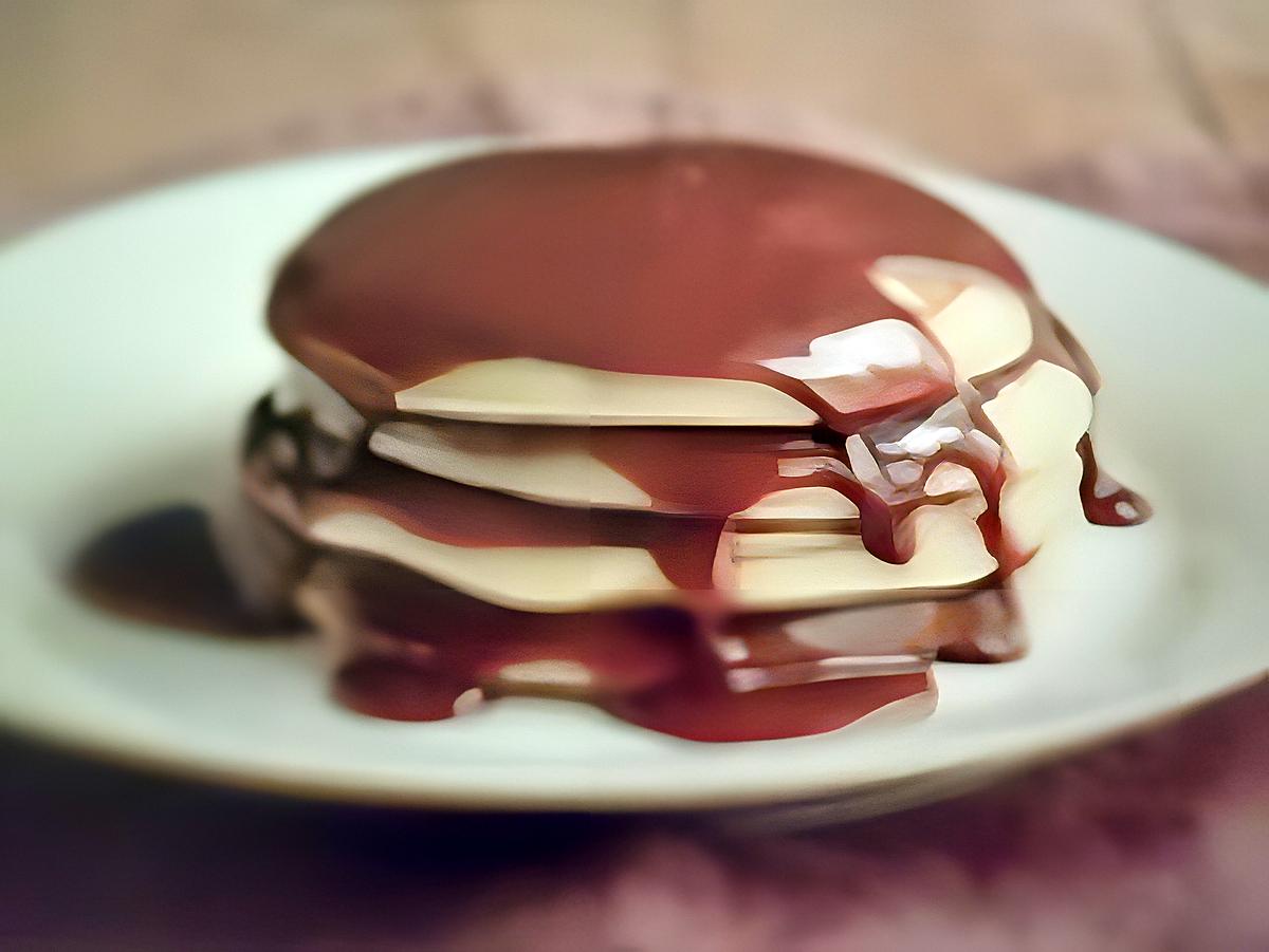 recette pancakes sauce chocolat