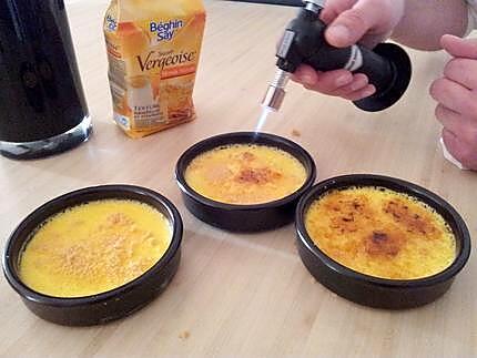 recette Créme brulée au citron