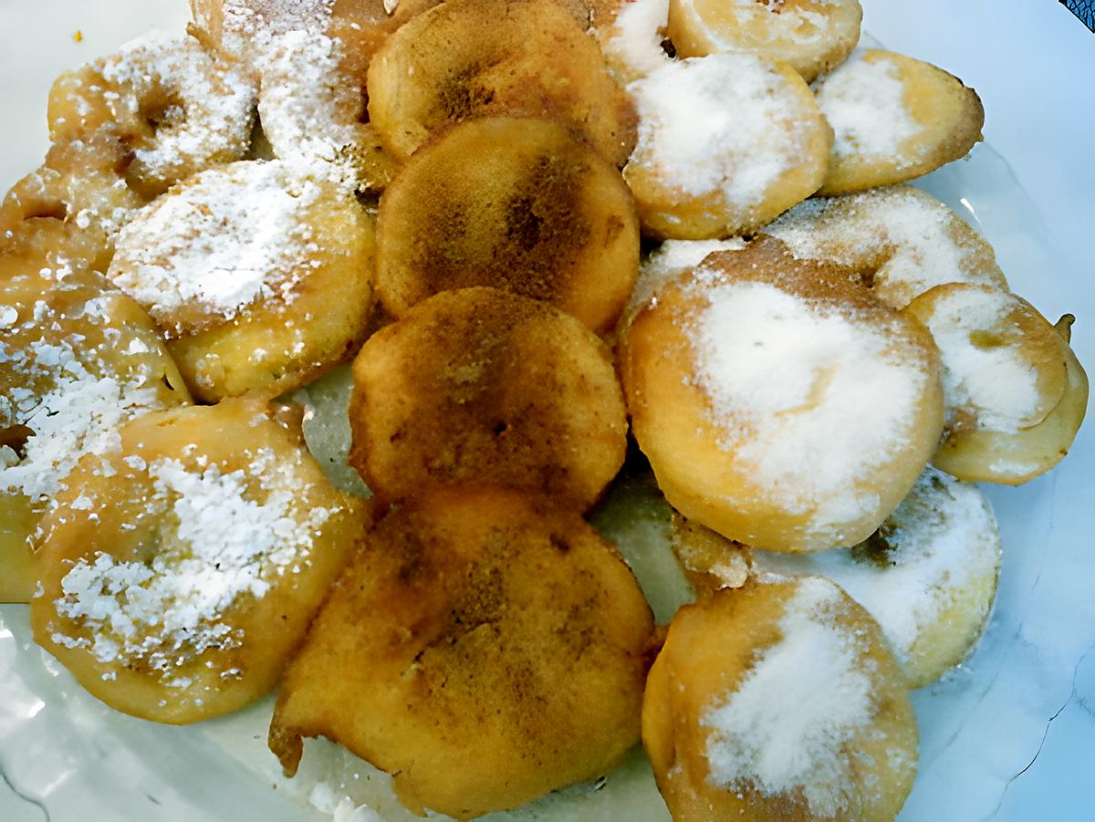 recette BEIGNETS AUX POMMES