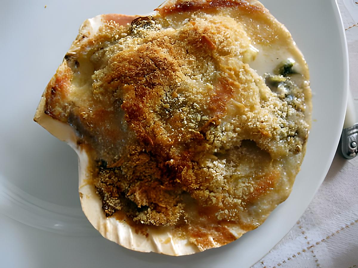 recette Coquilles Saint-Jacques à la vendéenne