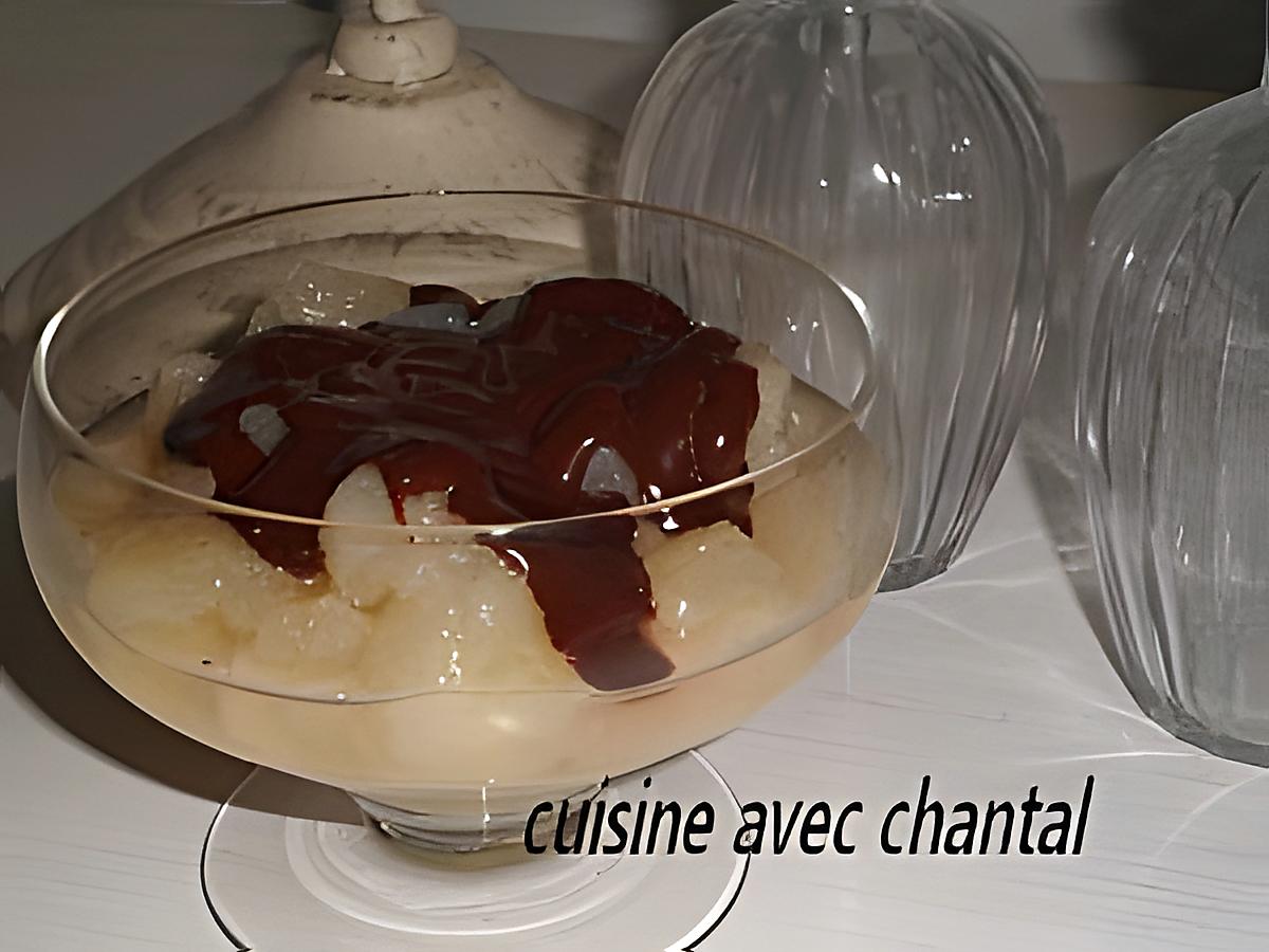 recette compote de poire au chocolat