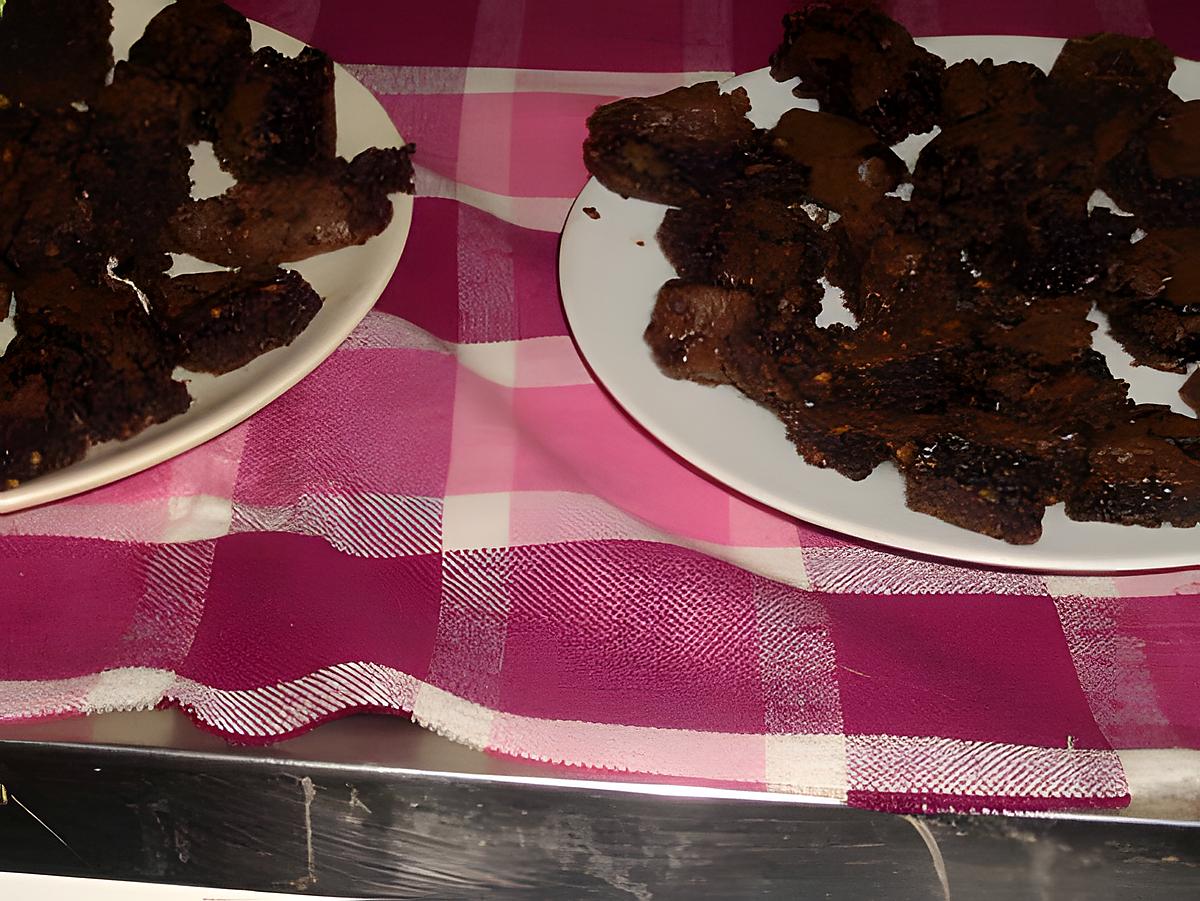 recette brownies à la praline et amandes.