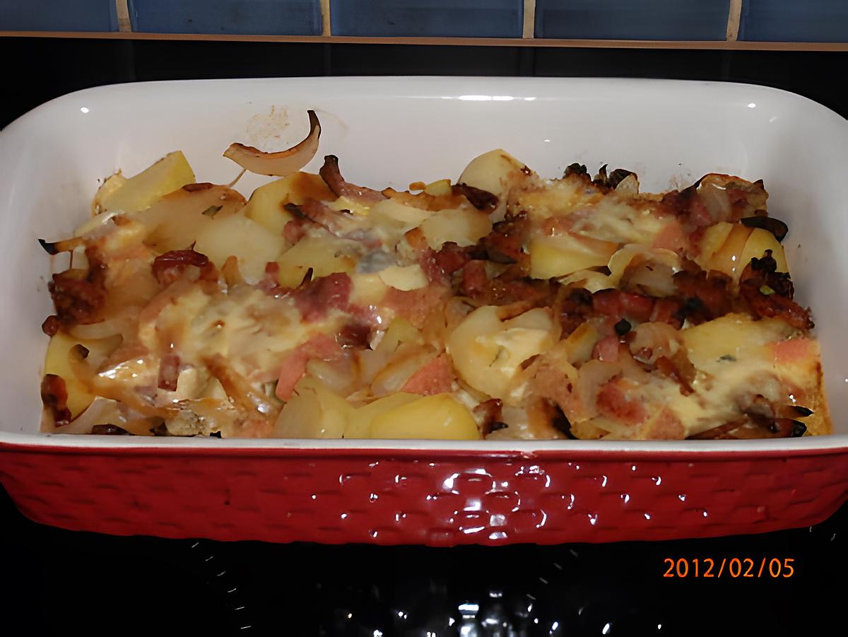 recette tartiflette au four vapeur