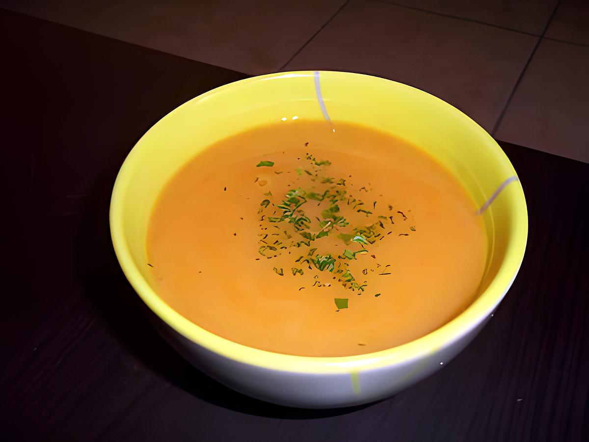 recette soupe carotte pomme de terre cumin