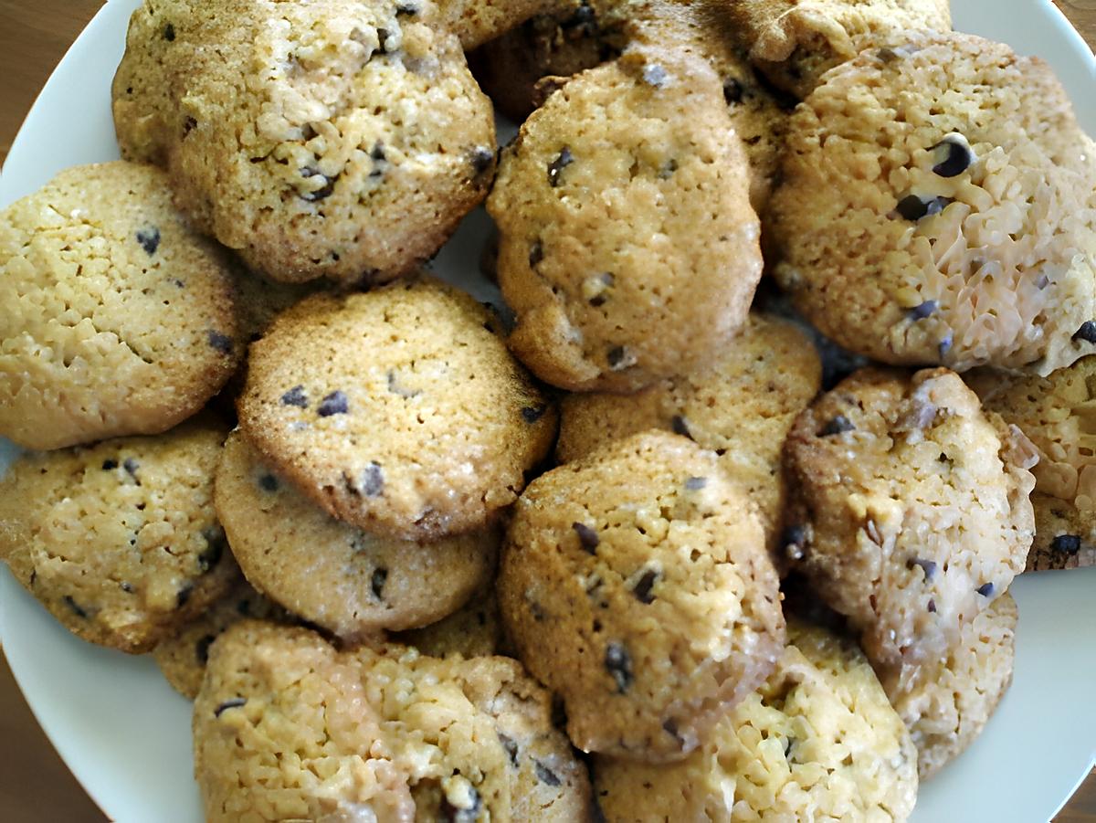 recette Cookies noix & pépites de chocolat