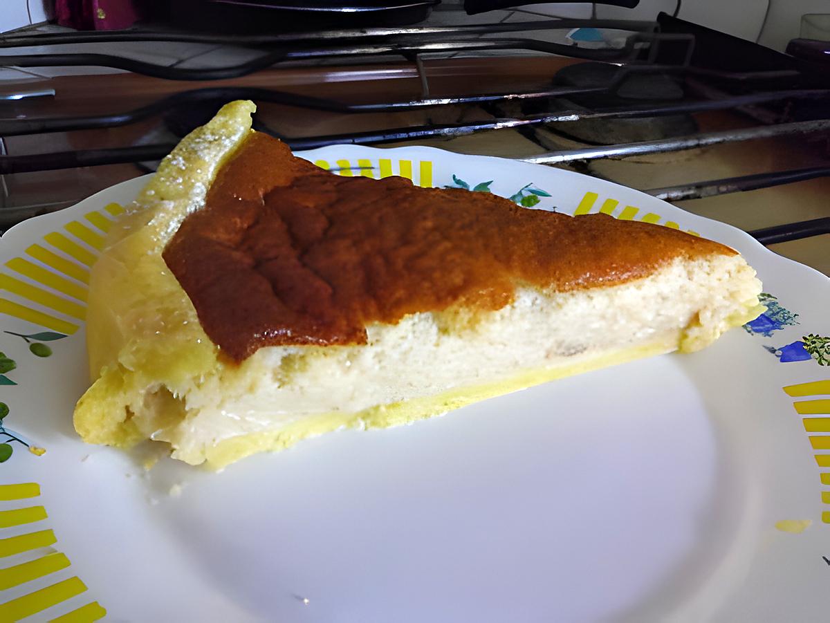 recette TARTE MOUSSEUSE VANILLE