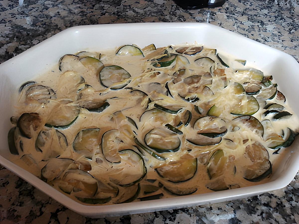 recette GRATIN DE COURGETTES