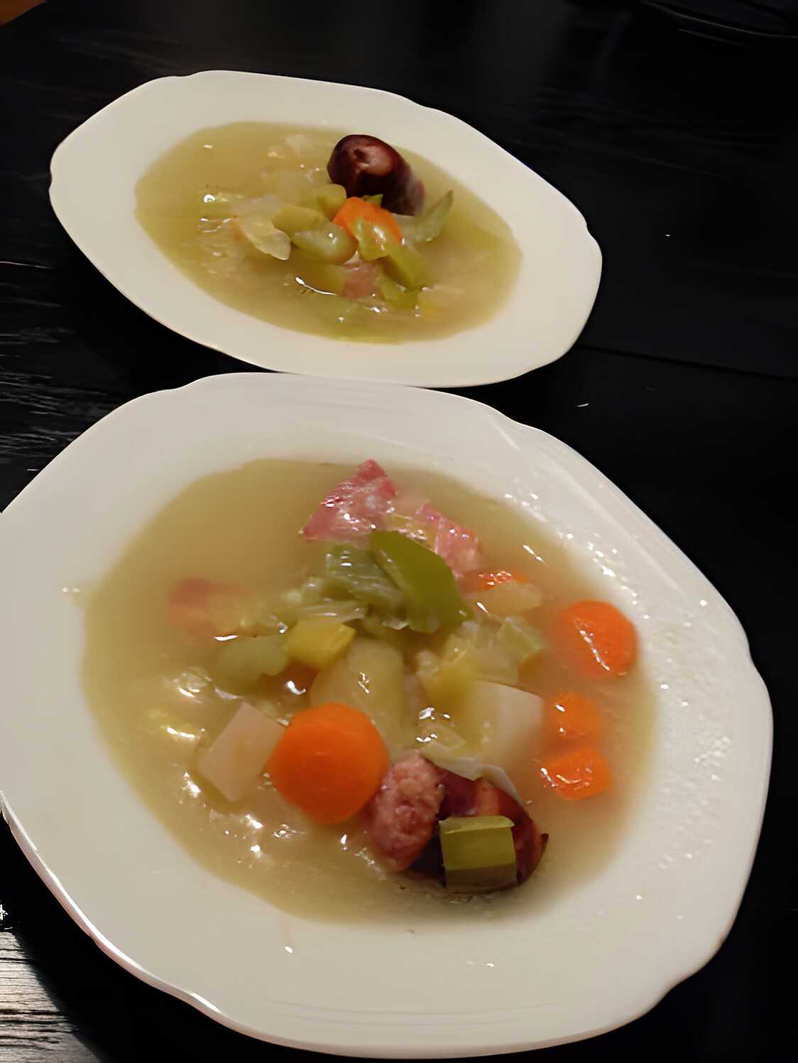 Recette de SOUPE PAYSANNE COMTOISE