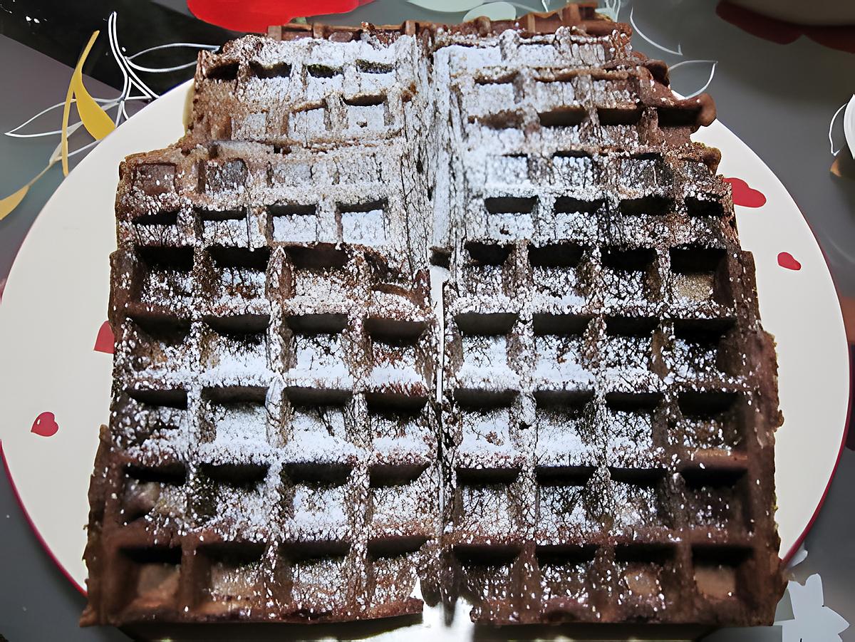 recette GAUFRES AU CHOCOLAT