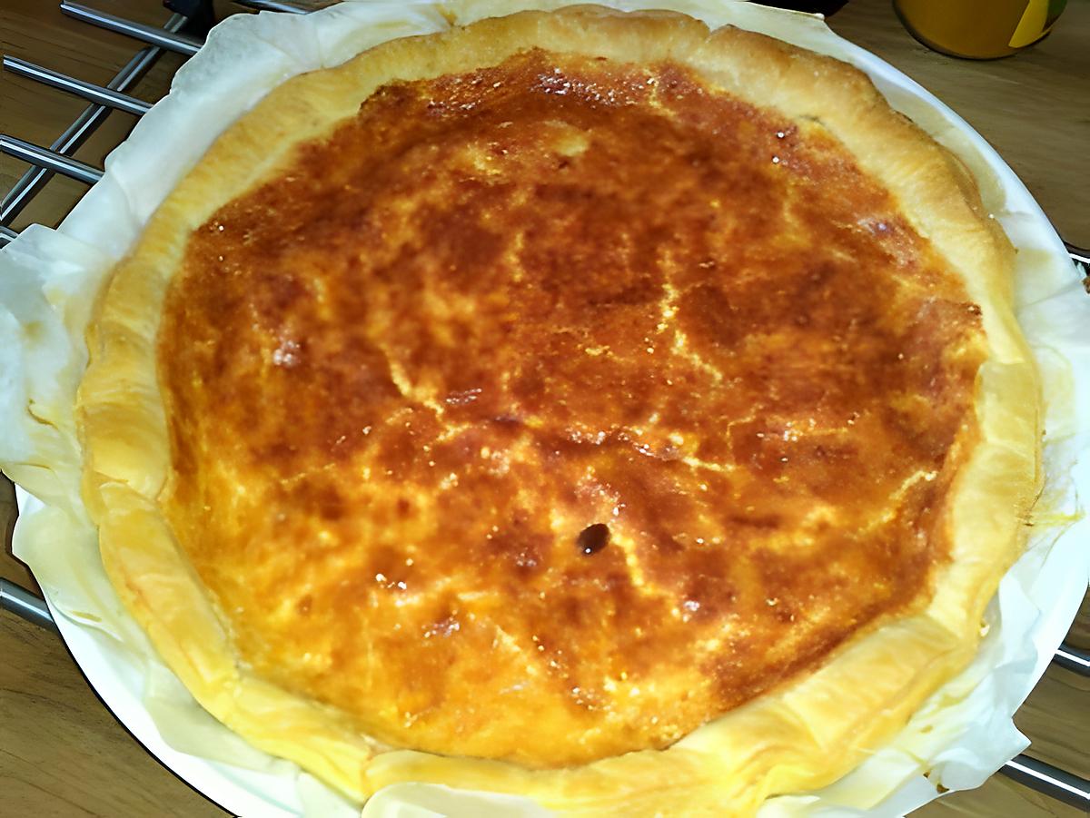 recette Tarte au comté