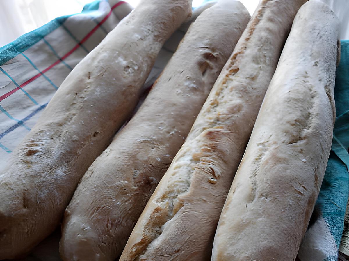 recette Baguettes faites maison