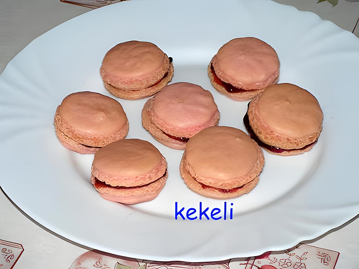 recette Macaron à la framboise