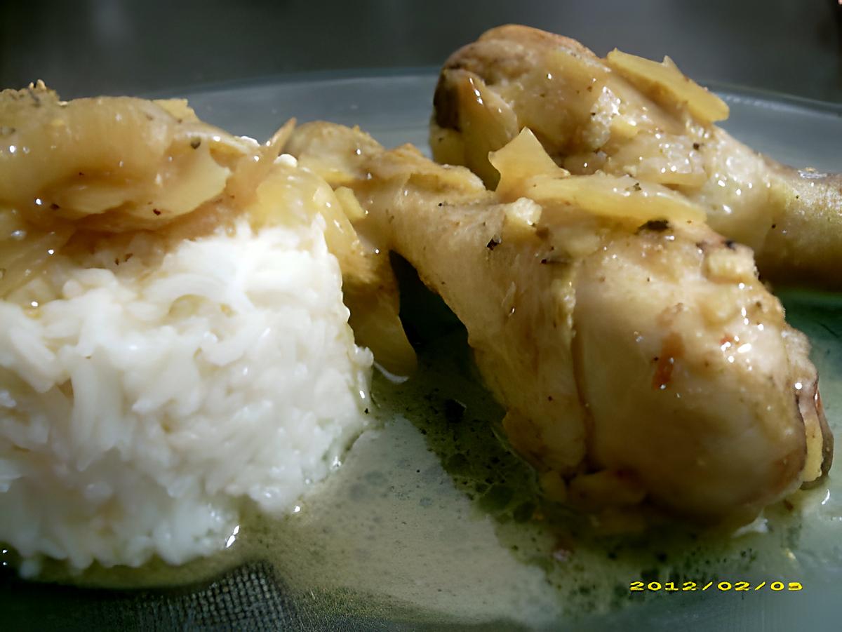 recette pilons de poulet exotique