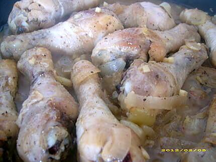 recette pilons de poulet exotique