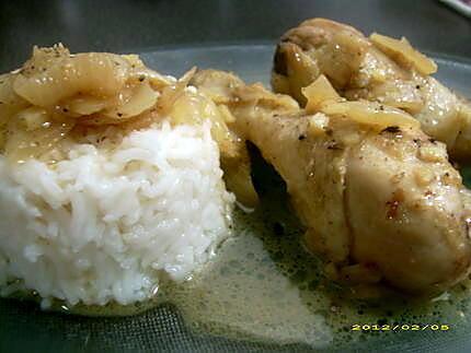 recette pilons de poulet exotique