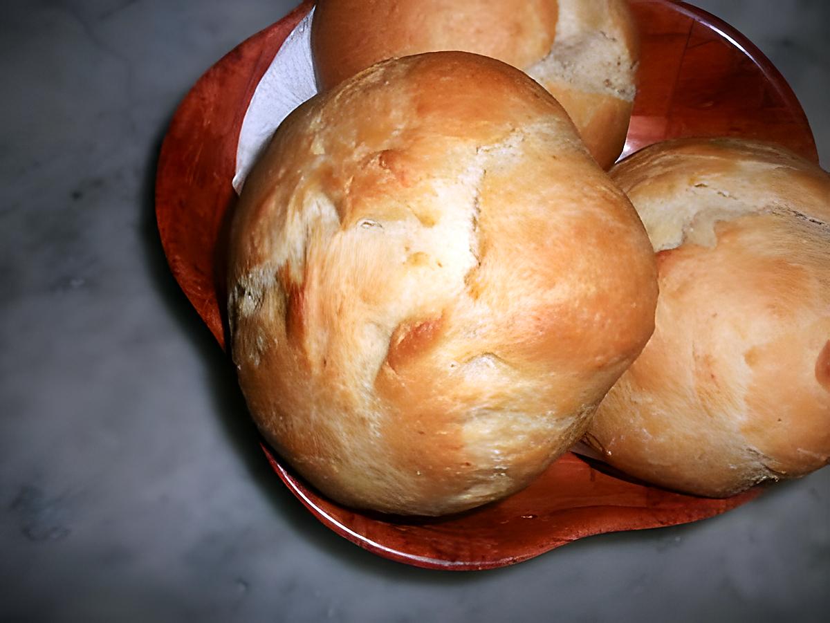 recette Mes petits pains ronds